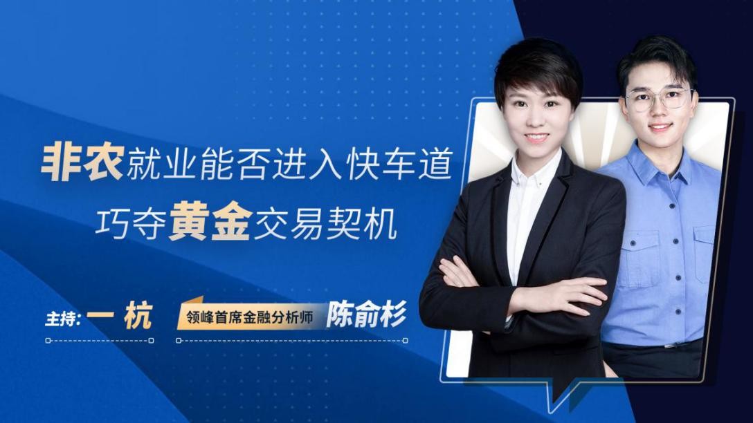 金十訪談間 金十訪談間：領(lǐng)峰陳俞杉主講非農(nóng)直播，神級策略或再上演