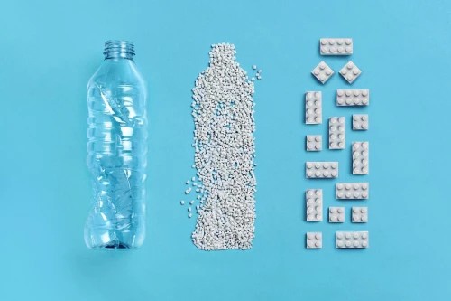 樂高集團 廢棄塑料瓶的新生：樂高集團使用再生材料制作原型積木